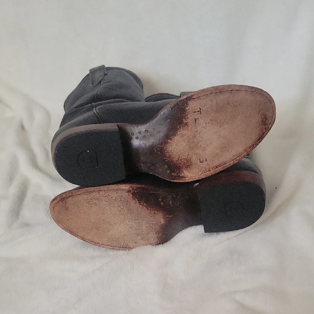 Tecovas Black Leather  Boots